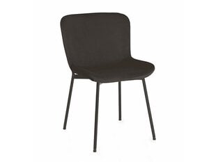 Ruokailutuolisarja Signal Colby Velvet, 4 tuolia, musta hinta ja tiedot | Ruokapöydän tuolit | hobbyhall.fi