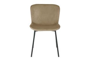 Ruokailutuolisarja Signal Colby Velvet, 4 tuolia, beige/musta hinta ja tiedot | Ruokapöydän tuolit | hobbyhall.fi