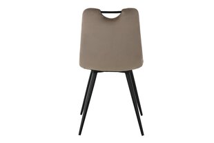Ruokailutuolisarja Signal Orfe Velvet, 4 tuolia, vihreä/musta hinta ja tiedot | Ruokapöydän tuolit | hobbyhall.fi