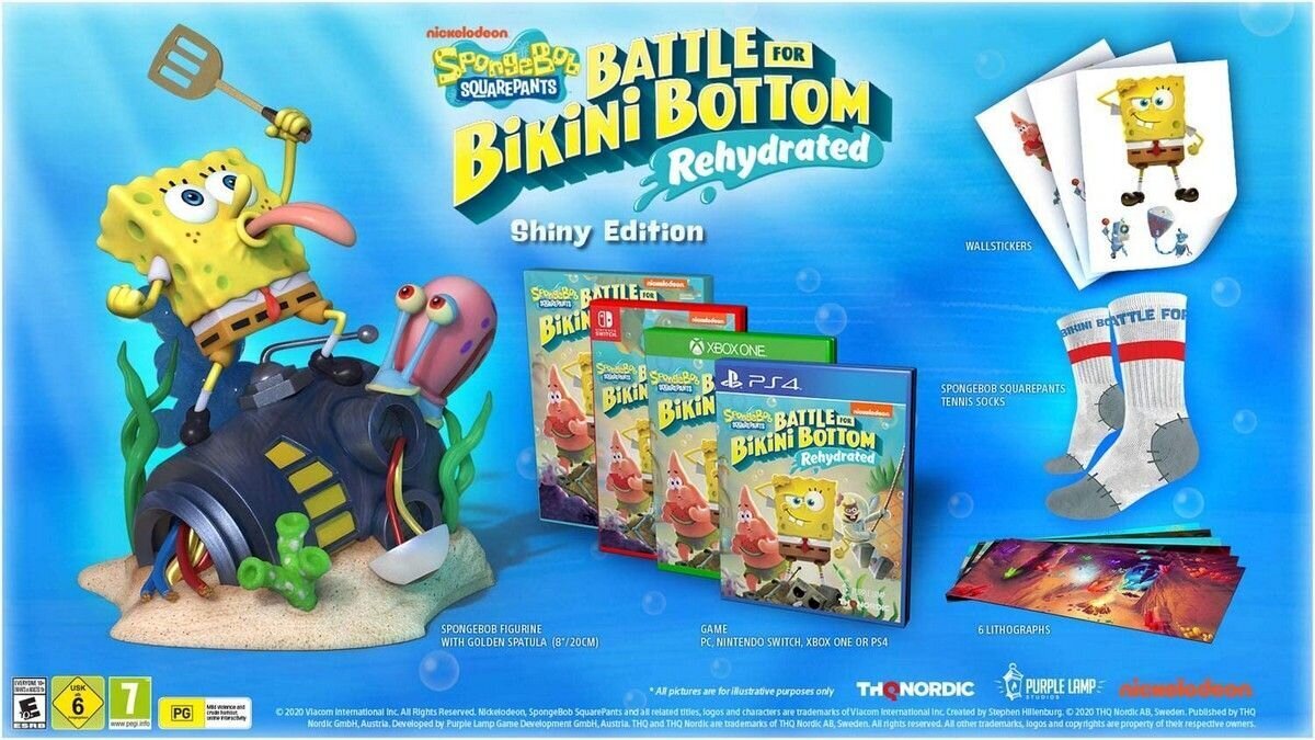 PlayStation 4 peli : SpongeBob SquarePants: Battle for Bikini Bottom - Rehydrated Shiny Edition hinta ja tiedot | Tietokone- ja konsolipelit | hobbyhall.fi