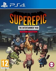 PlayStation 4 peli : SuperEpic: The Entertainment War Badge Edition hinta ja tiedot | Numskull Kodinkoneet ja kodinelektroniikka | hobbyhall.fi
