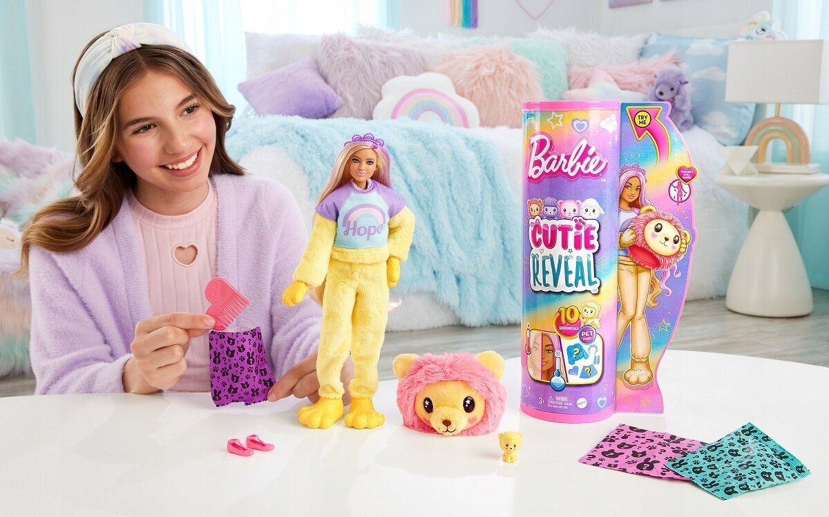 Barbie Cutie Reveal -nukke hinta ja tiedot | Tyttöjen lelut | hobbyhall.fi