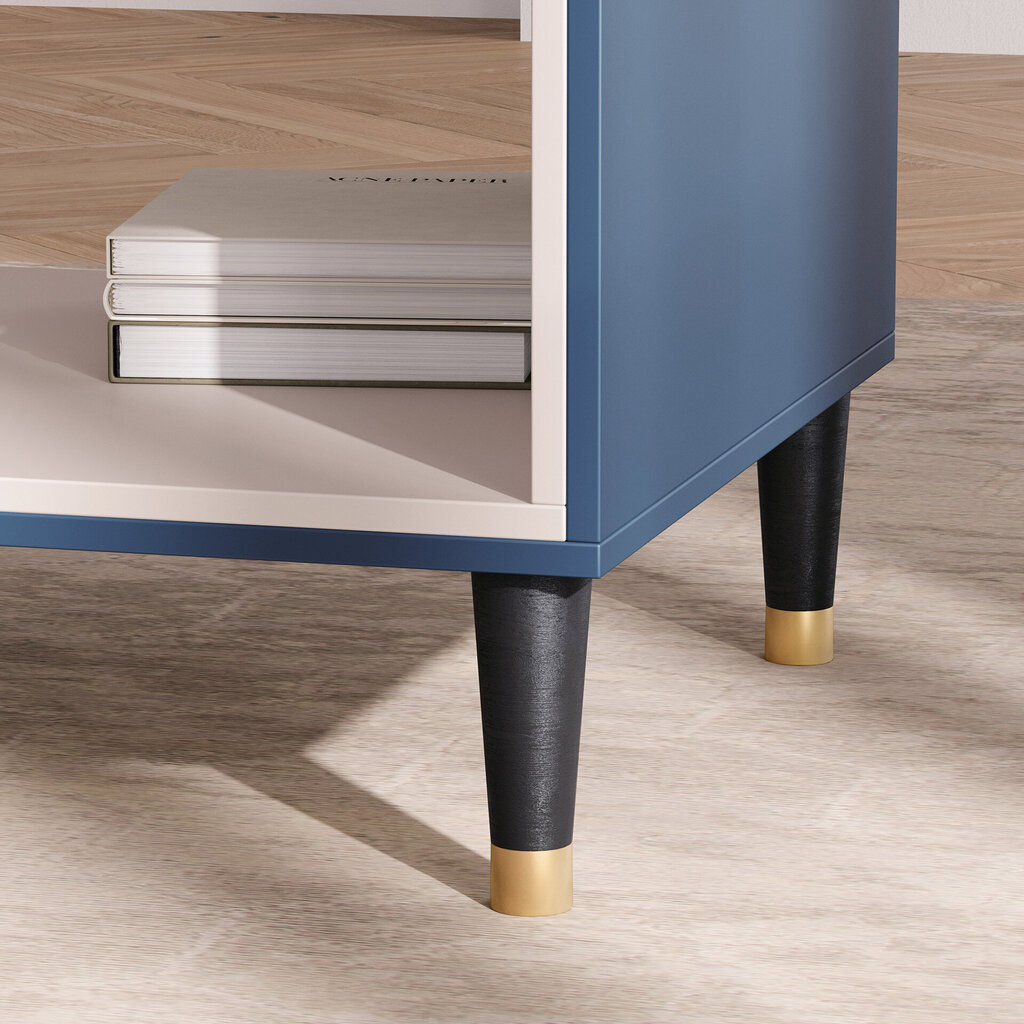 Sohvapöytä Includo, 60x40x55 cm, sininen hinta ja tiedot | Sohvapöydät | hobbyhall.fi