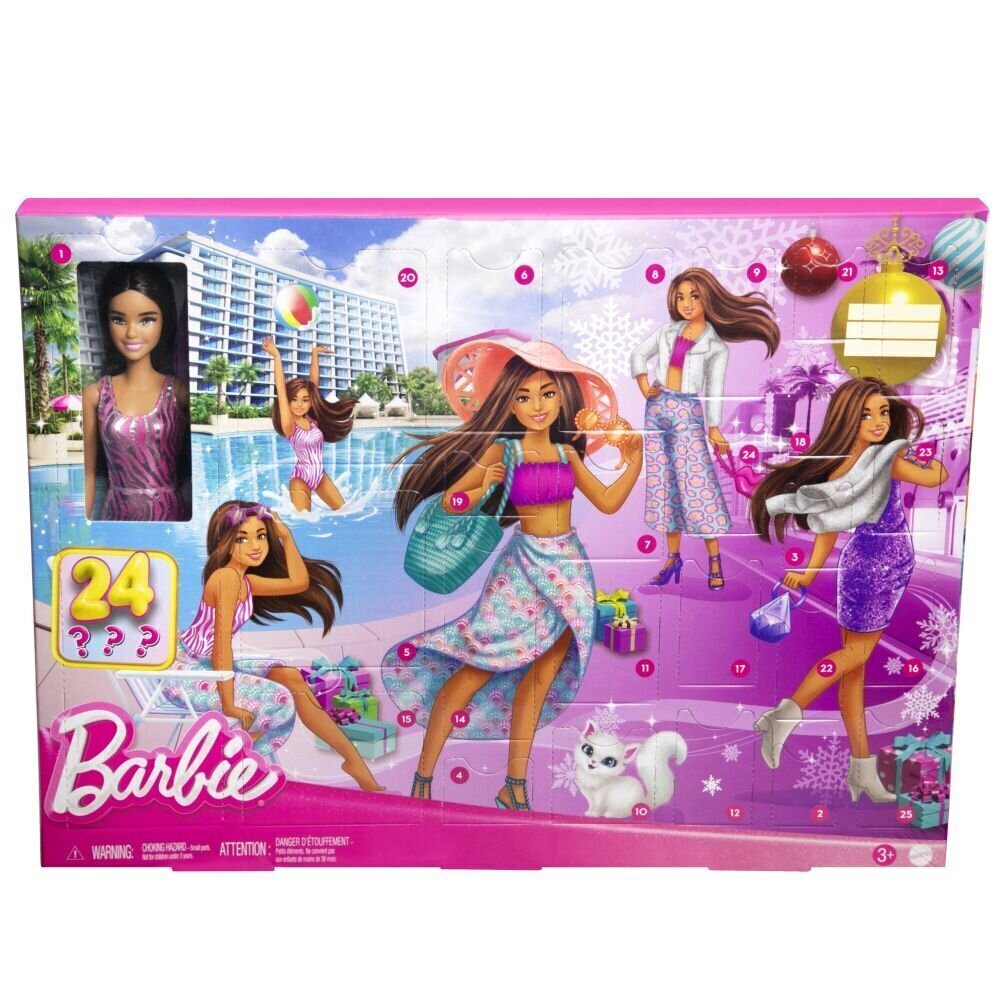 Joulukalenteri Barbie Fab hinta ja tiedot | Tyttöjen lelut | hobbyhall.fi