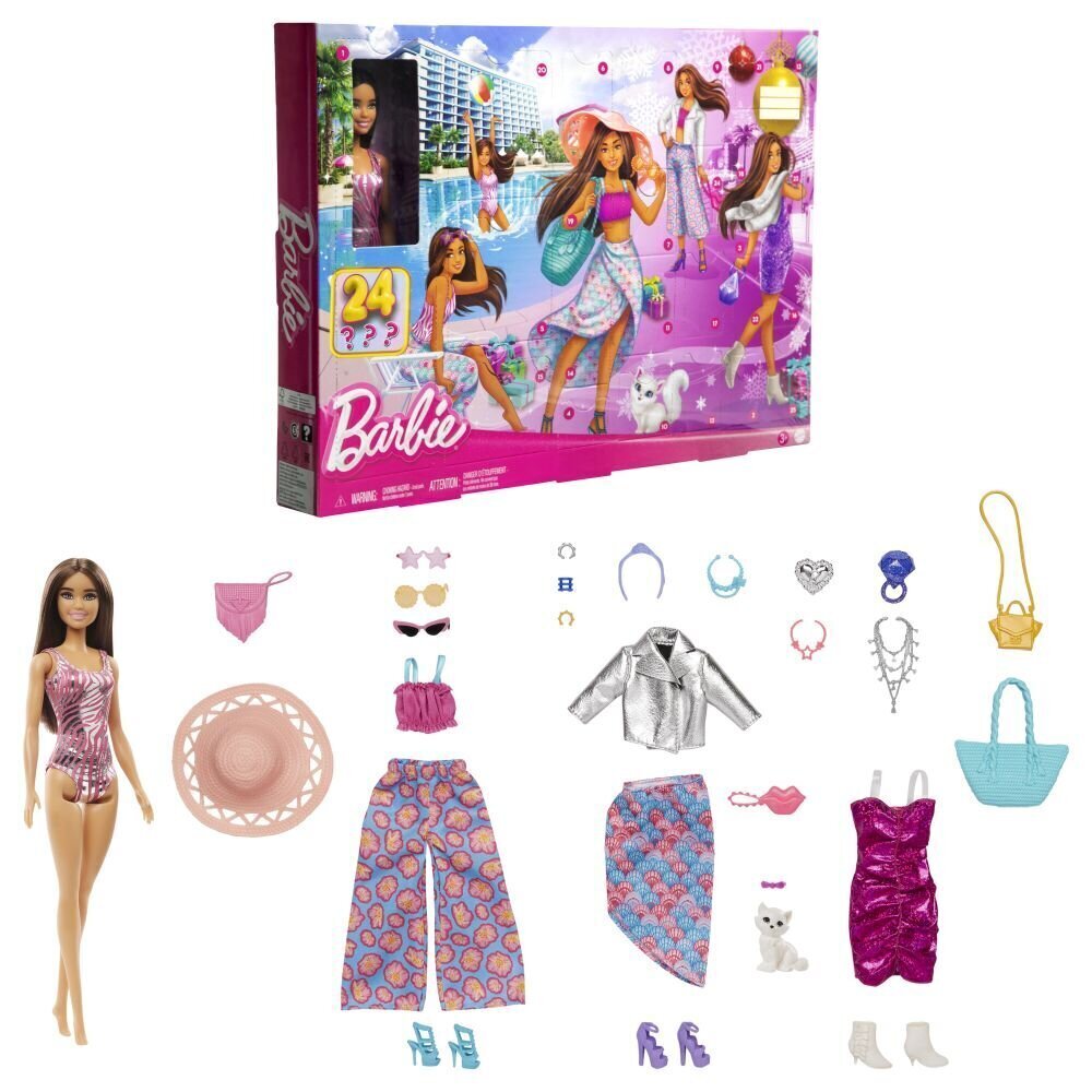 Barbie Joulukalenteri hinta ja tiedot | Tyttöjen lelut | hobbyhall.fi