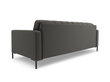 Cosmopolitan Design sohva Bali 4S, tummanharmaa/musta hinta ja tiedot | Sohvat ja vuodesohvat | hobbyhall.fi