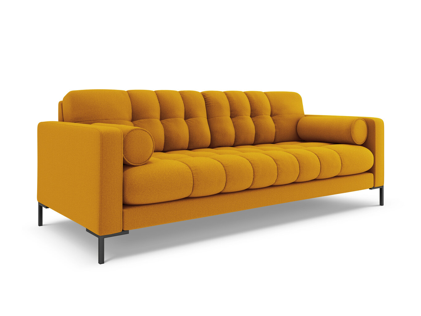 Cosmopolitan Design sohva Bali 4S, keltainen/musta hinta ja tiedot | Sohvat ja vuodesohvat | hobbyhall.fi