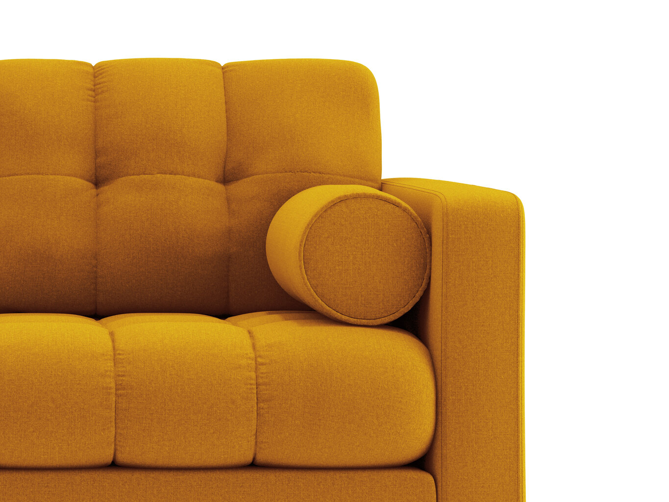 Cosmopolitan Design sohva Bali 4S, keltainen/musta hinta ja tiedot | Sohvat ja vuodesohvat | hobbyhall.fi