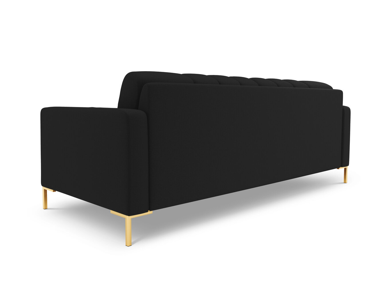 Cosmopolitan Design sohva Bali 4S, musta/kultainen hinta ja tiedot | Sohvat ja vuodesohvat | hobbyhall.fi