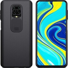 Xiaomi Redmi Note 9S, Redmi Note 9 Pro suojakuori Nillkin, musta hinta ja tiedot | Puhelimen kuoret ja kotelot | hobbyhall.fi