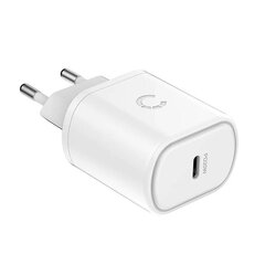 Cygnett Seinälaturi Cygnett USB-C PD 20W (valkoinen) hinta ja tiedot | Puhelimen laturit | hobbyhall.fi