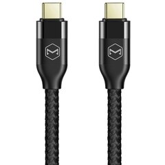 Mcdodo Mcdodo CA-7131 USB-C–USB-C 3.1 Gen 2 -kaapeli, 4K 60 Hz, 2 m (musta) hinta ja tiedot | Mcdodo Puhelimet, älylaitteet ja kamerat | hobbyhall.fi