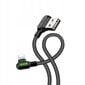 Mcdodo USB-Lightning-kaapeli, Mcdodo CA-4679, kulma, 3m (musta) hinta ja tiedot | Puhelinkaapelit | hobbyhall.fi