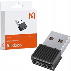 Mcdodo USB Bluetooth 5.1 -sovitin PC:lle, Mcdodo OT-1580 (musta) hinta ja tiedot | Mcdodo Matkapuhelimet ja tarvikkeet | hobbyhall.fi