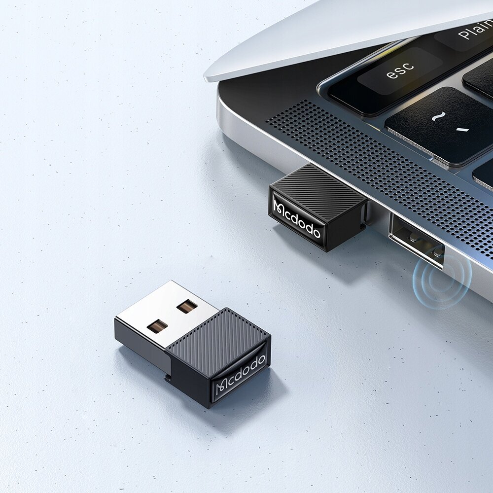 Mcdodo USB Bluetooth 5.1 -sovitin PC:lle, Mcdodo OT-1580 (musta) hinta ja tiedot | Puhelimen lisätarvikkeet | hobbyhall.fi