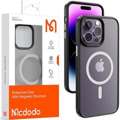 Mcdodo Magneettinen kotelo McDodo Crystal iPhone 14 Pro Maxille (musta) hinta ja tiedot | Puhelimen kuoret ja kotelot | hobbyhall.fi