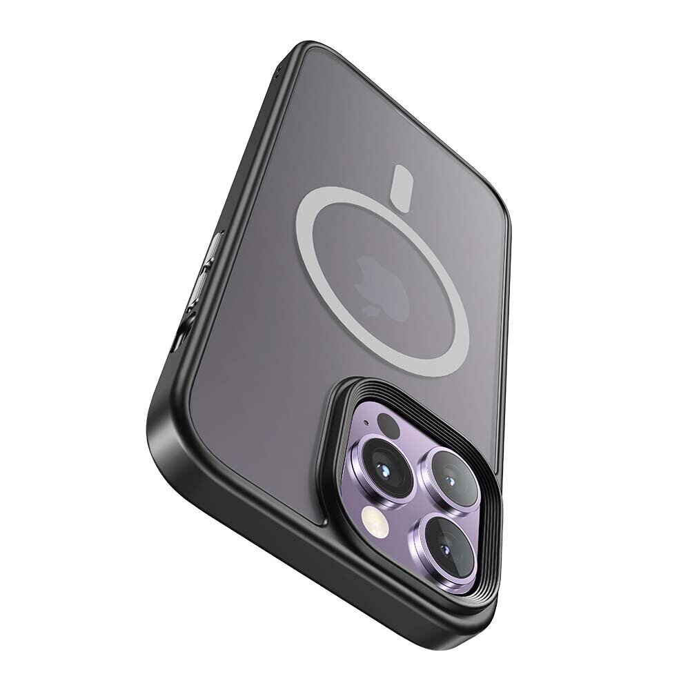 Mcdodo McDodo Crystal magneettikuori iPhone 14 Prolle (musta) hinta ja tiedot | Puhelimen kuoret ja kotelot | hobbyhall.fi