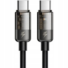 Mcdodo Mcdodo CA-2840 USB-C–USB-C-kaapeli, PD 100 W, 1,2 m (musta) hinta ja tiedot | Mcdodo Matkapuhelimet ja tarvikkeet | hobbyhall.fi