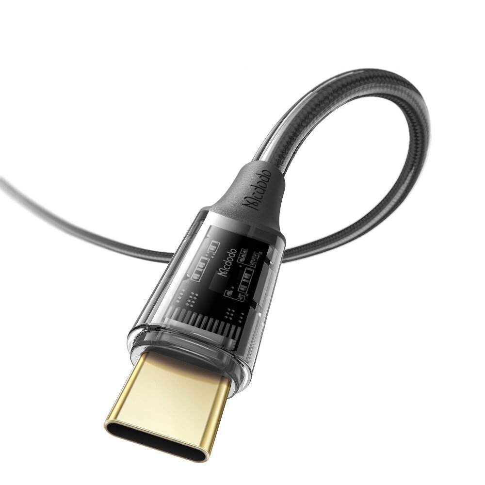 Mcdodo USB-C-kaapeli Mcdodo CA-2092 6A, 1,8 m (musta) hinta ja tiedot | Puhelinkaapelit | hobbyhall.fi