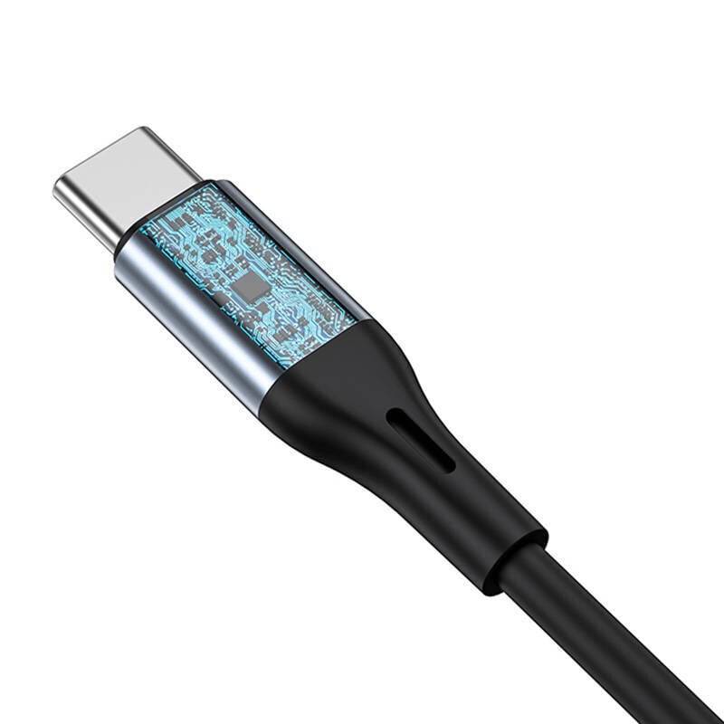 Vipfan Vipfan L06 USB-C minijakkiin 3,5 mm AUX-kaapeli, 1 m (harmaa) hinta ja tiedot | Puhelinkaapelit | hobbyhall.fi