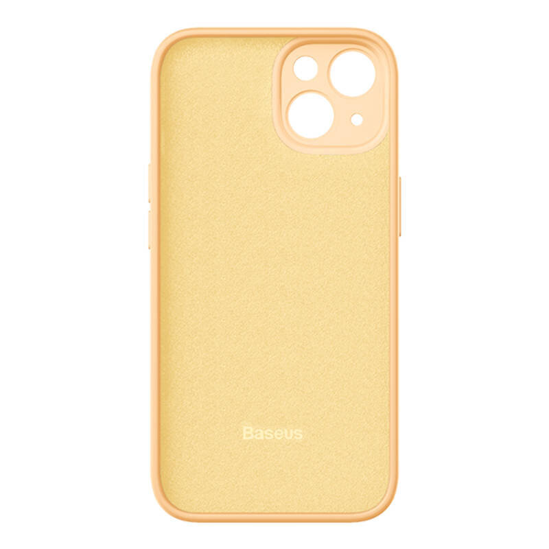Baseus Baseus Liquid Silica Gel Case iPhone 14 Plus (sunglow)+ karkaistu lasi + puhdistussarja hinta ja tiedot | Puhelimen kuoret ja kotelot | hobbyhall.fi