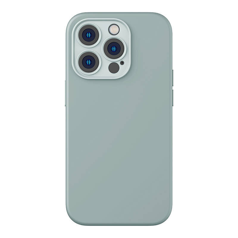Baseus Baseus Liquid Silica Gel Case iPhone 14 Pro Max (Succulent)+ karkaistu lasi + puhdistussarja hinta ja tiedot | Puhelimen kuoret ja kotelot | hobbyhall.fi