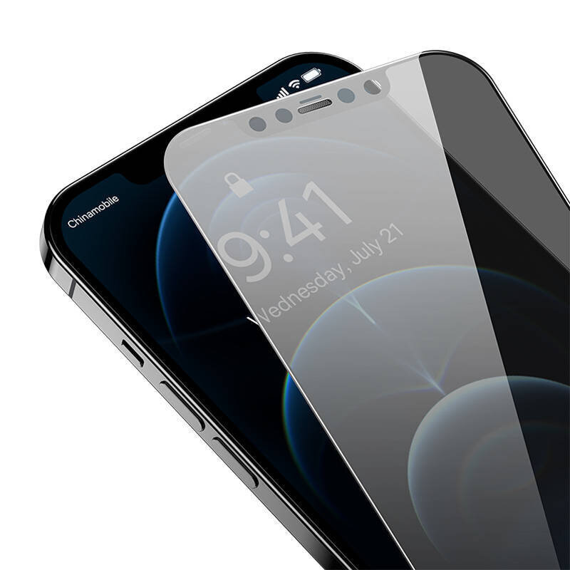 Baseus Karkaistu lasi 0,3 mm Baseus iPhone 12 Pro Maxille hinta ja tiedot | Näytönsuojakalvot ja -lasit | hobbyhall.fi