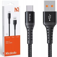 Mcdodo USB-C-kaapeli Mcdodo CA-2270, 0,2 m (musta) hinta ja tiedot | Mcdodo Puhelimet, älylaitteet ja kamerat | hobbyhall.fi