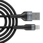 Romoss USB-kaapeli Lightning Romoss CB12B 2.4A 1m (musta) hinta ja tiedot | Puhelinkaapelit | hobbyhall.fi