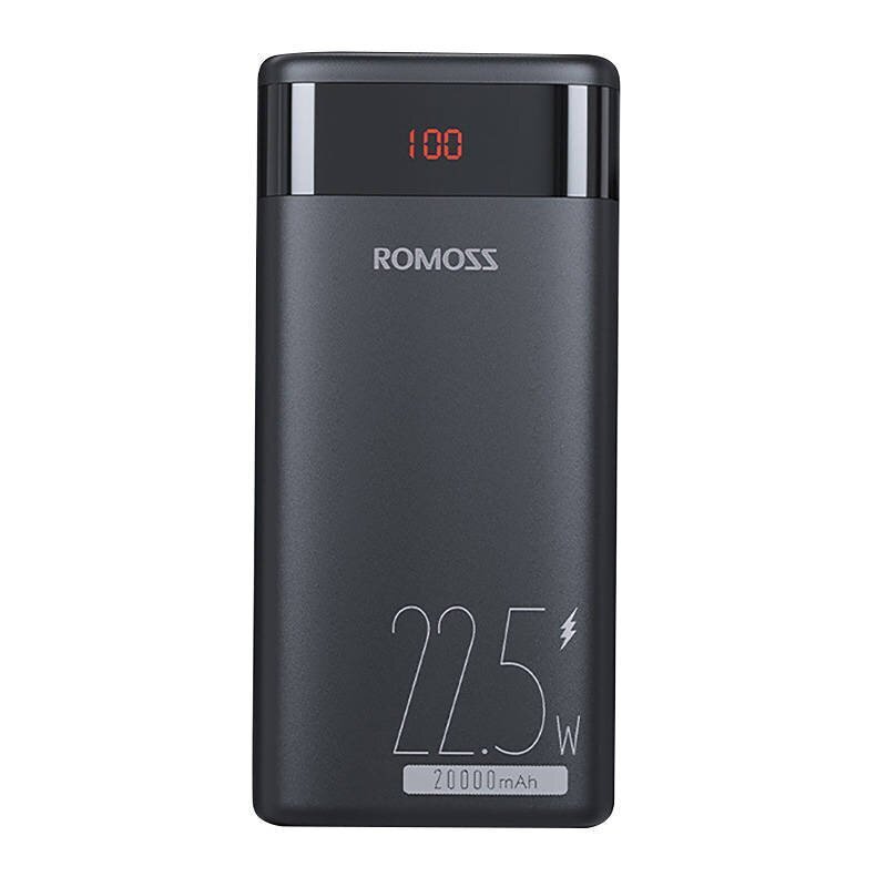 Romoss Powerbank Romoss Ares 20PF, PD 22.5W, 20000mAh (musta) hinta ja tiedot | Varavirtalähteet | hobbyhall.fi