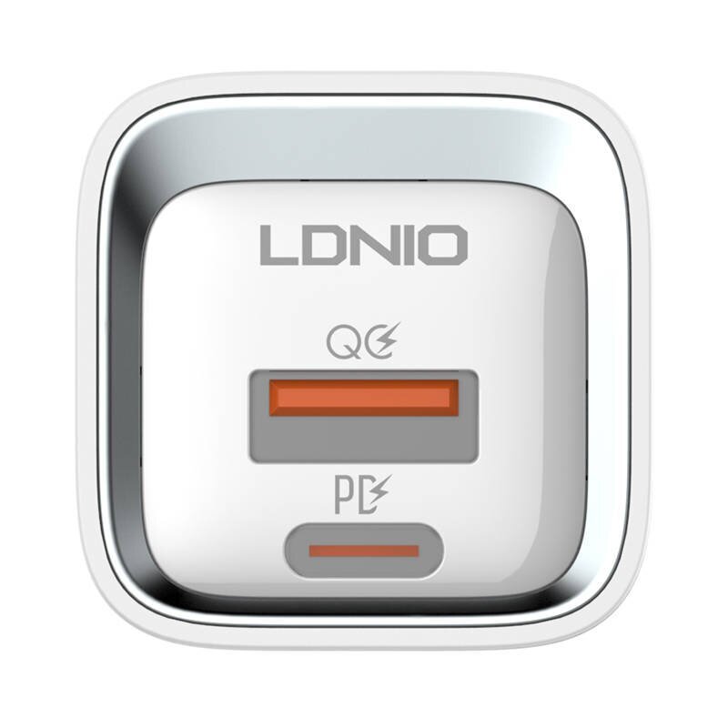 LDNIO Seinälaturi LDNIO A2318C USB, USB-C 20W + USB-C - USB-C kaapeli hinta ja tiedot | Puhelimen laturit | hobbyhall.fi