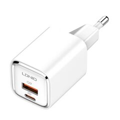 LDNIO Seinälaturi LDNIO A2317C USB, USB-C 30W + USB-C - USB-C kaapeli hinta ja tiedot | Puhelimen laturit | hobbyhall.fi