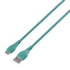 LDNIO USB-USB-C-kaapeli LDNIO LS612, 25W, 2m (vihreä) hinta ja tiedot | Puhelinkaapelit | hobbyhall.fi