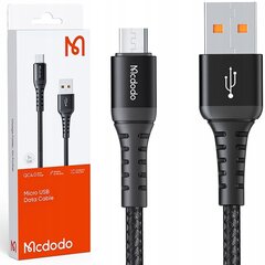 Mcdodo Micro-USB-kaapeli Mcdodo CA-2281, 1,0 m (musta) hinta ja tiedot | Puhelinkaapelit | hobbyhall.fi