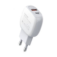 LDNIO Seinälaturi LDNIO A2313C USB, USB-C + USB-C - Lightning-kaapeli hinta ja tiedot | Puhelimen laturit | hobbyhall.fi