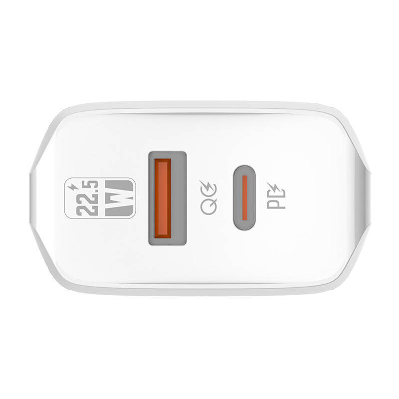 LDNIO Seinälaturi LDNIO A2421C USB, USB-C 22.5W + MicroUSB kaapeli hinta ja tiedot | Puhelimen laturit | hobbyhall.fi