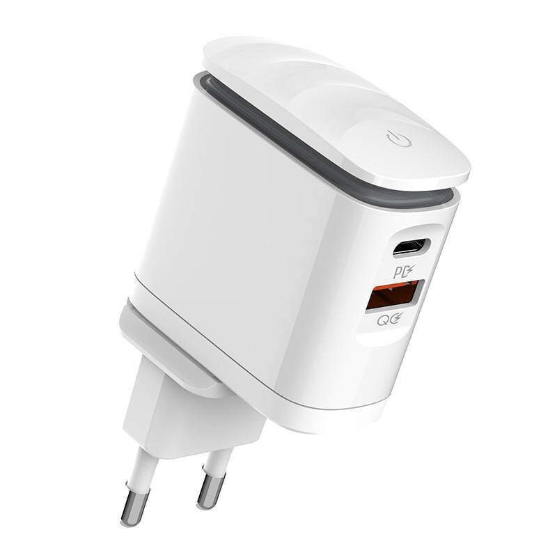 LDNIO Seinälaturi LDNIO A2423C USB, USB-C + Lightning kaapeli hinta ja tiedot | Puhelimen laturit | hobbyhall.fi