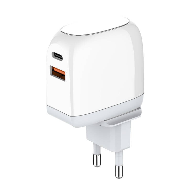 LDNIO Seinälaturi LDNIO A2522C USB, USB-C 30W + Lightning-kaapeli hinta ja tiedot | Puhelimen laturit | hobbyhall.fi