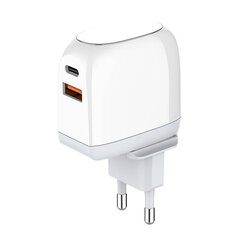 LDNIO Seinälaturi LDNIO A2522C USB, USB-C 30W + MicroUSB kaapeli hinta ja tiedot | Puhelimen laturit | hobbyhall.fi