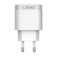 LDNIO Seinälaturi LDNIO A303Q USB 18W + Lightning-kaapeli hinta ja tiedot | Puhelimen laturit | hobbyhall.fi