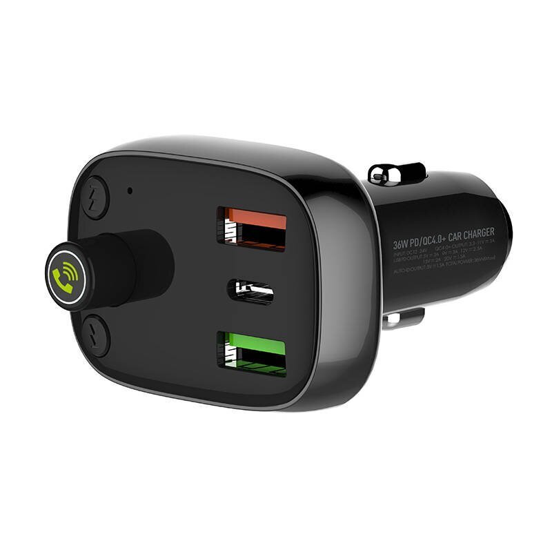 LDNIO LDNIO Bluetooth C704Q 2USB, USB-C FM-lähetin + USB-C-kaapeli hinta ja tiedot | Puhelimen laturit | hobbyhall.fi