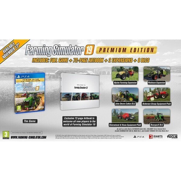 Xbox One peli Farming Simulator 19 Premium Edition hinta ja tiedot | Tietokone- ja konsolipelit | hobbyhall.fi