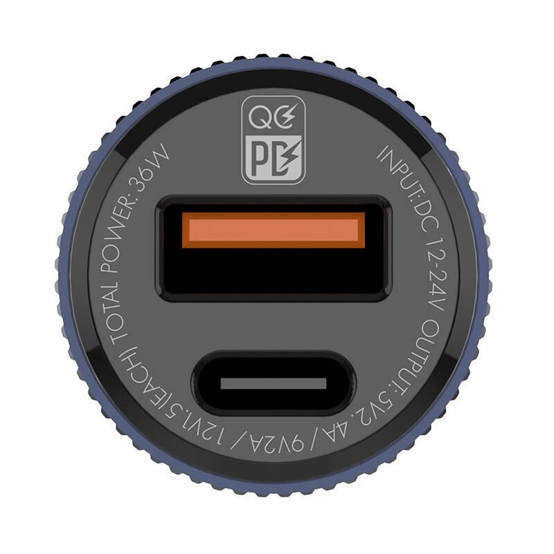 LDNIO LDNIO C510Q USB, USB-C Autolaturi + Lightning-kaapeli hinta ja tiedot | Puhelimen laturit | hobbyhall.fi