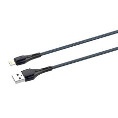 LDNIO LDNIO LS521, 1 m USB - Lightning-kaapeli (harmaa-sininen) hinta ja tiedot | Puhelinkaapelit | hobbyhall.fi