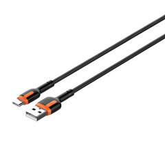 LDNIO LDNIO LS532, USB - USB-C 2m kaapeli (harmaa-oranssi) hinta ja tiedot | Puhelinkaapelit | hobbyhall.fi