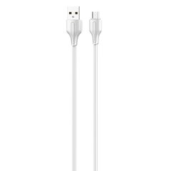 LDNIO USB-mikro-USB-kaapeli LDNIO LS540, 2.4A, 0.2m (valkoinen) hinta ja tiedot | Puhelinkaapelit | hobbyhall.fi