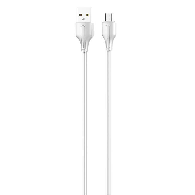 LDNIO USB-mikro-USB-kaapeli LDNIO LS540, 2.4A, 0.2m (valkoinen) hinta ja tiedot | Puhelinkaapelit | hobbyhall.fi