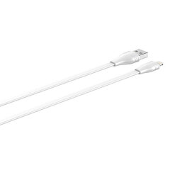 LDNIO USB-Lightning-kaapeli LDNIO LS550, 2.4A, 0.2m (valkoinen) hinta ja tiedot | Puhelinkaapelit | hobbyhall.fi