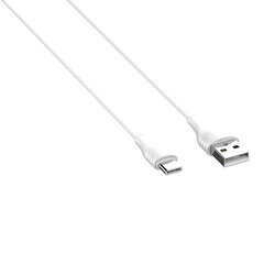 LDNIO USB-kaapeli USB-C:hen LDNIO LS552, 2.1A, 2m (valkoinen) hinta ja tiedot | Puhelinkaapelit | hobbyhall.fi