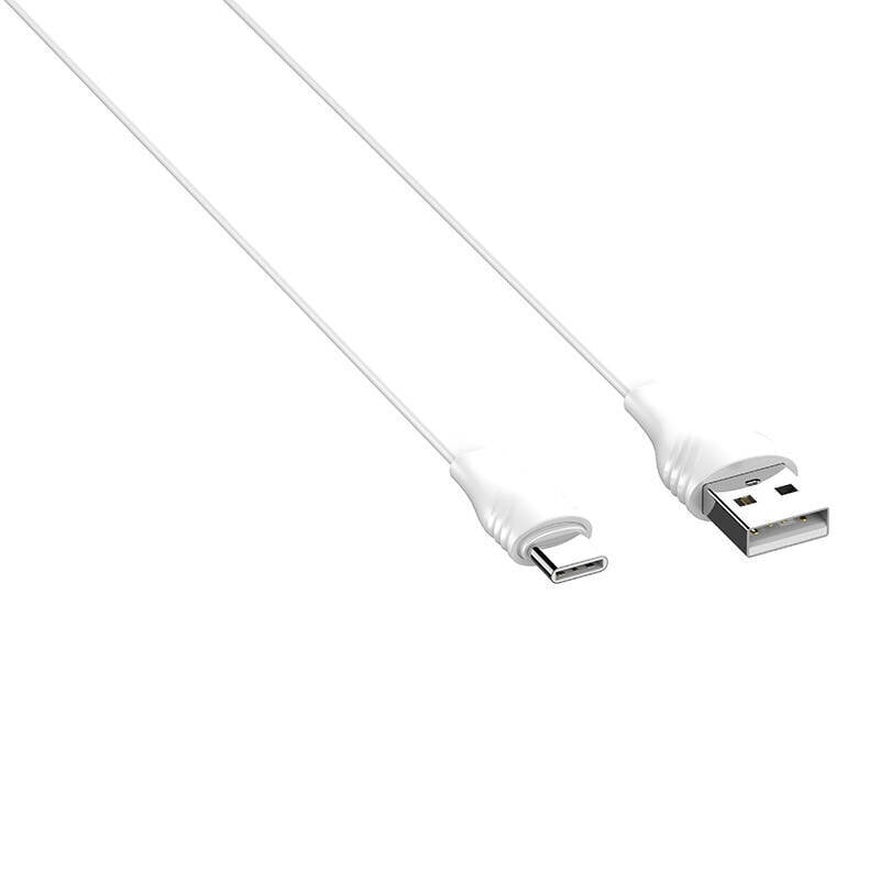 LDNIO USB-kaapeli USB-C:hen LDNIO LS553, 2.1A, 2m (valkoinen) hinta ja tiedot | Puhelinkaapelit | hobbyhall.fi